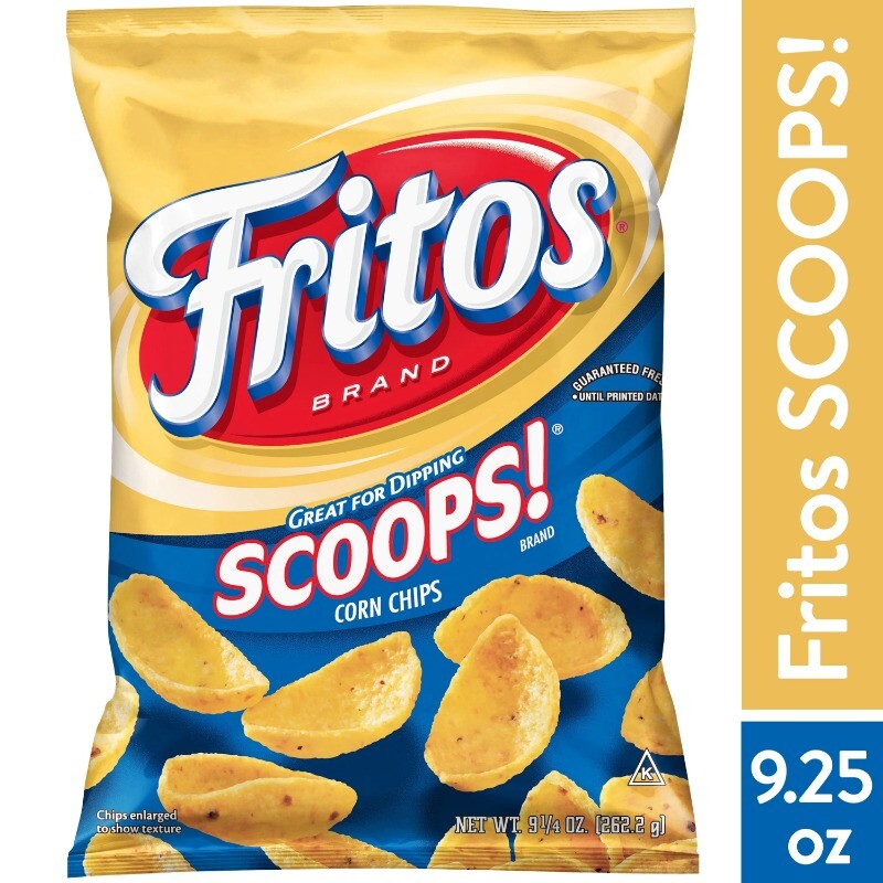 (4 pack) Fritos® Scoops!® Corn Chips, 9.25 oz. Bag