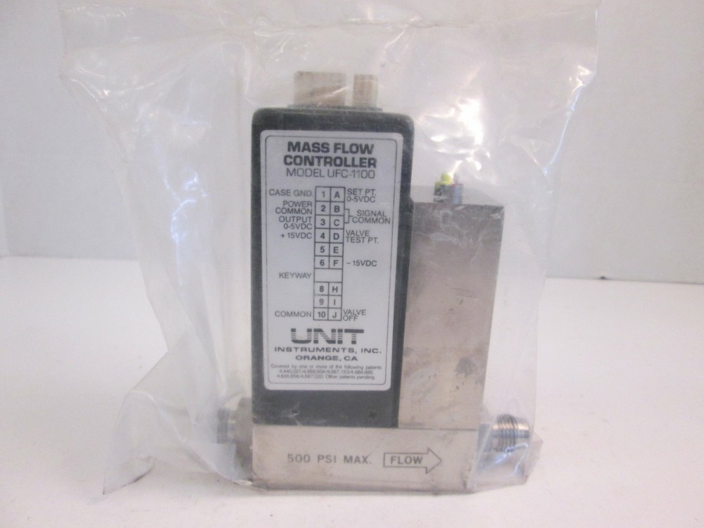 Unit UFC-1100 Mass Flow Controller, SIH4, 3 SLPM, Used