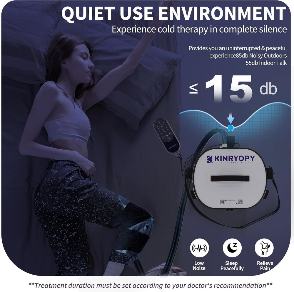 Cold Therapy Machine Shoulder Ice Therapy System Timer Quiet Portable