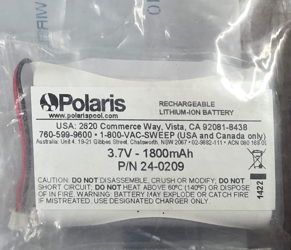 Polaris Zodiac Wireless Remote Battery