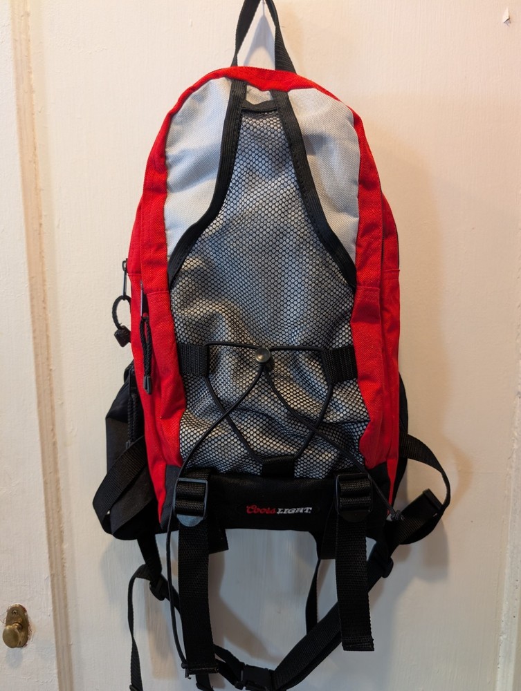 Coors Light Hydration Backpack Hydrobak Style Hiking Pack Red Black