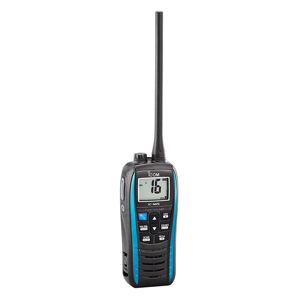 VHF-HH, Float+Flash, USB, 5 Watt, Blue