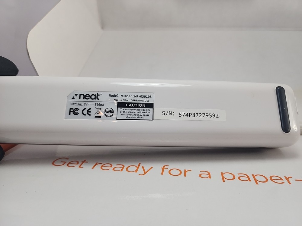 Neat Receipts Mobile Scanner + Digital Filing System Complete