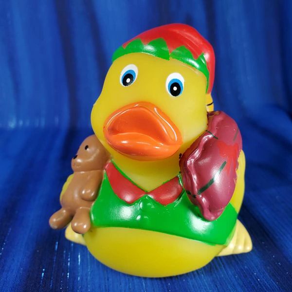 Elf Rubber Duck Christmas Stocking Stuffers New!