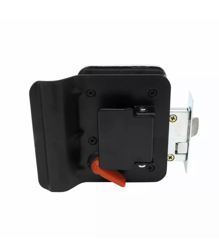 Chrome RV Paddle Entry Door Lock Latch | Handle Knob | Deadbolt Lock | Camper