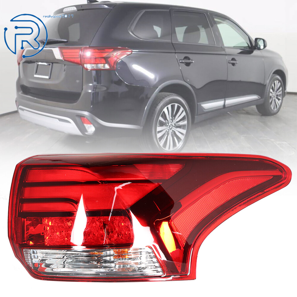 Passenger Right Side For 2016-2020 Mitsubishi Outlander Red Outer Tail Light