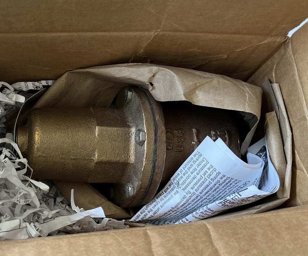 APOLLO Valves #36HLF-203-02 1/2”Water Pressure Reducing Valve F NPT X F NPT