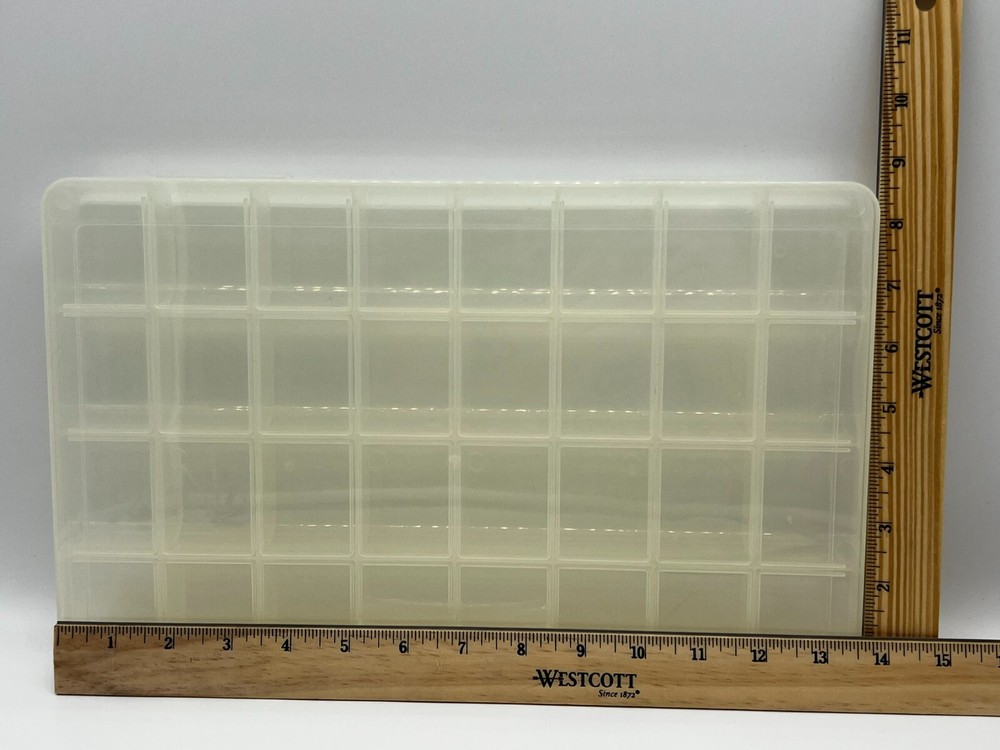 32 Compartment Plastic Organizer Beads Jewelry Storage Portable