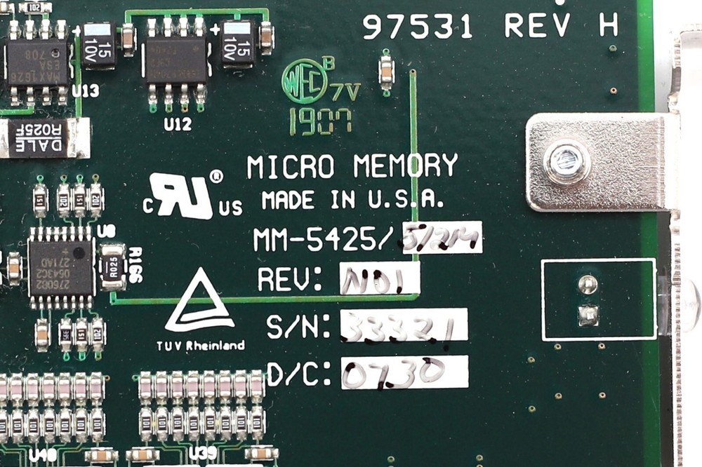 Micro Memory MM-5425 512mb Battery Backed PCIe Module Card Tested Working