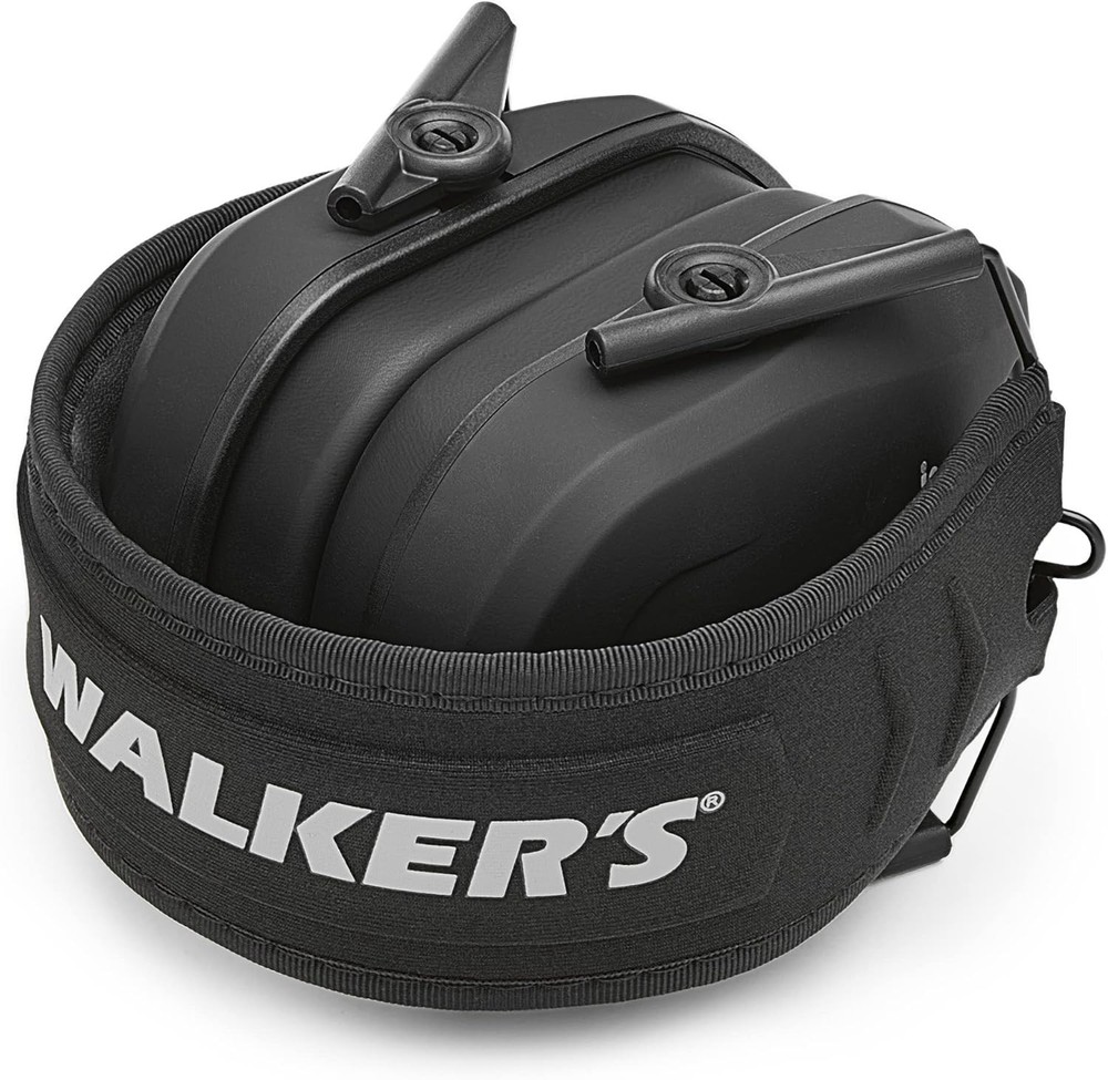 Walker's Earmuffs One Size, Slim Passive - Black