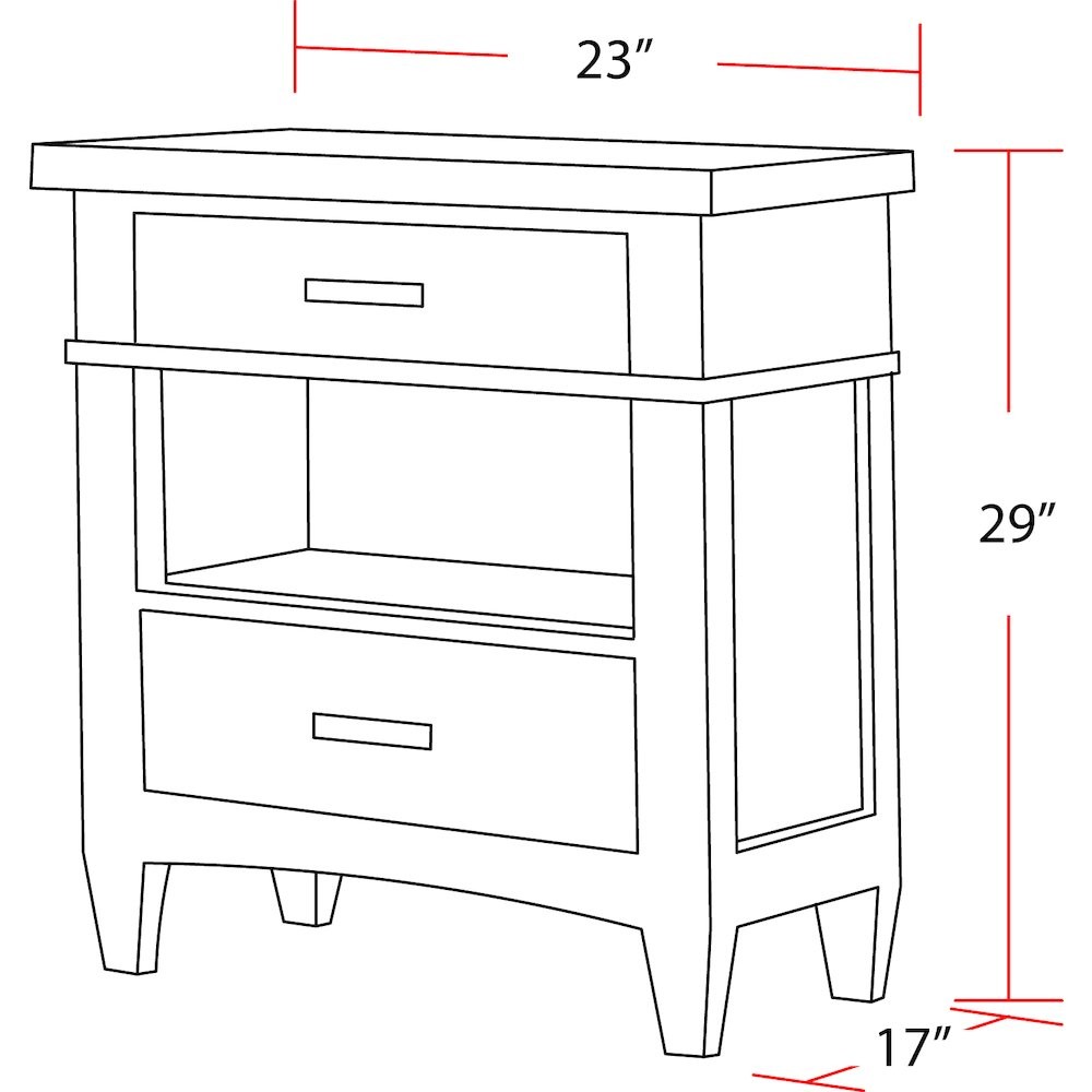 Modern Bedroom King Platform Bed with 2 Nightstands