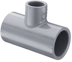 Spears 801-211C 1-1/2" CPVC Reducing Tee Fitting SCH 80