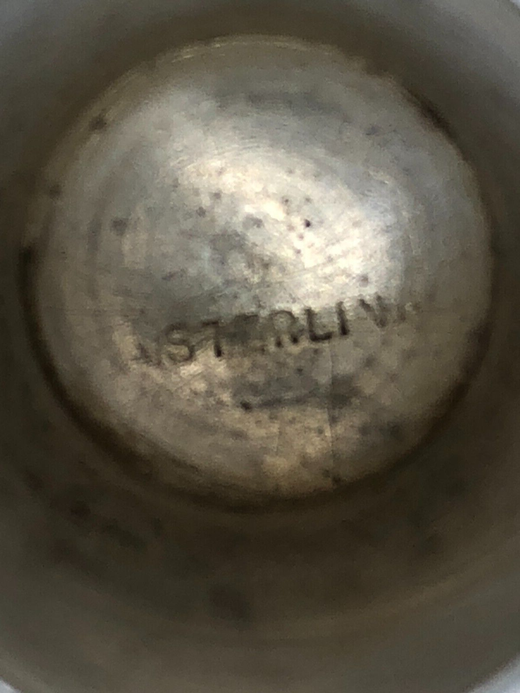 Vintage Sterling Silver Thimble, size 9, Larkin