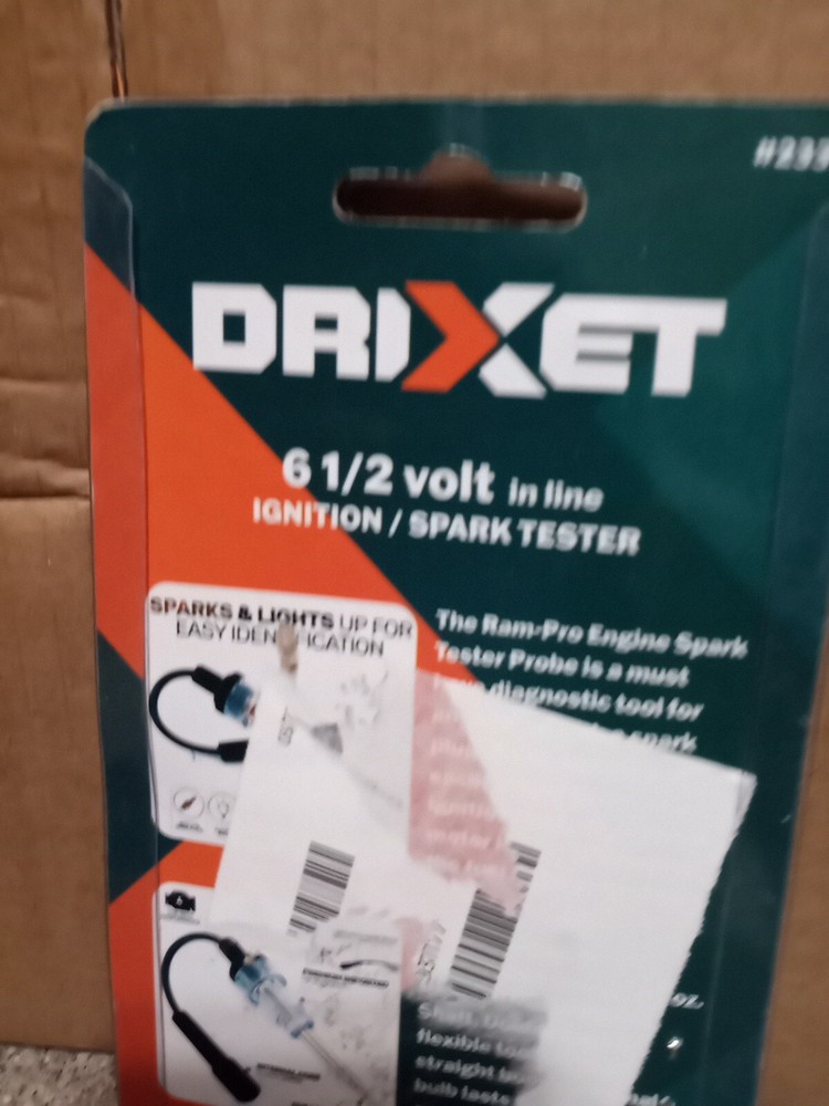 DRIXET 6 1/2 volt Ignition/Spark Tester