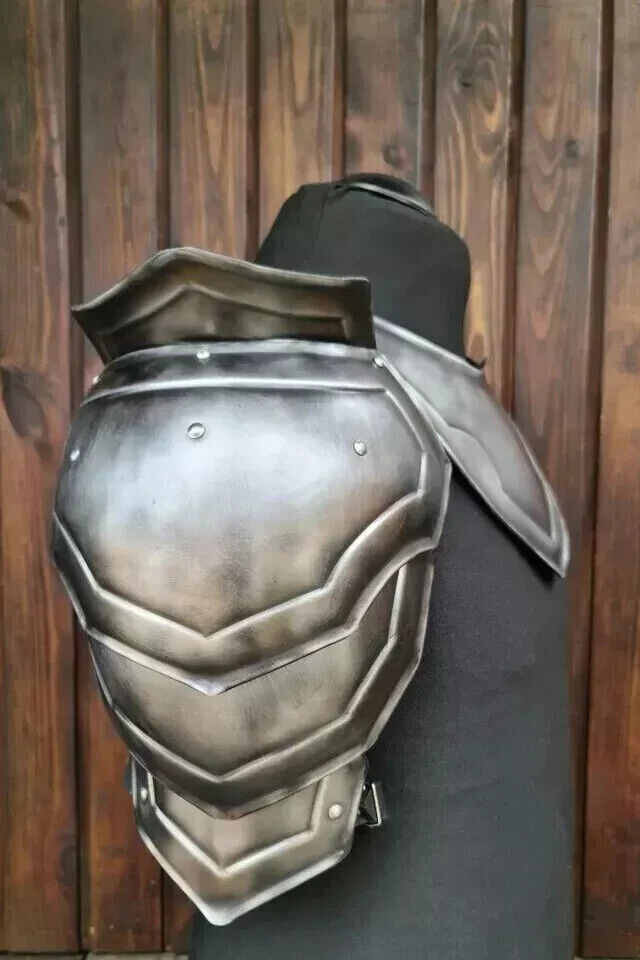 Medieval Pauldrons & Gorget Armor Set Knight Warrior Armor Set Halloween Costume