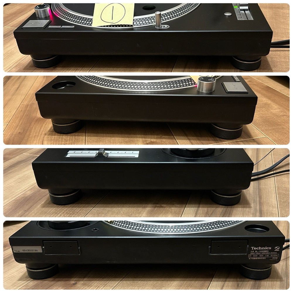 Technics SL-1200MK5 DJ Record Player Turntable System Pair Set FullyFunction