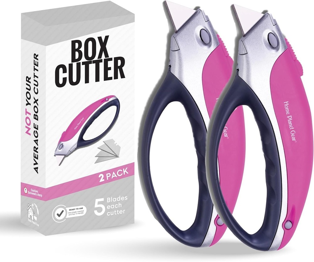 Sharp Retractable Utility Knife - Ergonomic Design