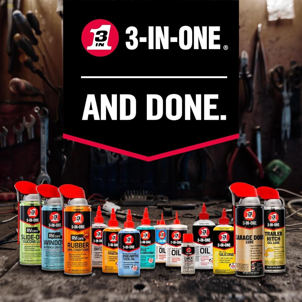 Professional Grade Garage Door Lubricant 6-Pack