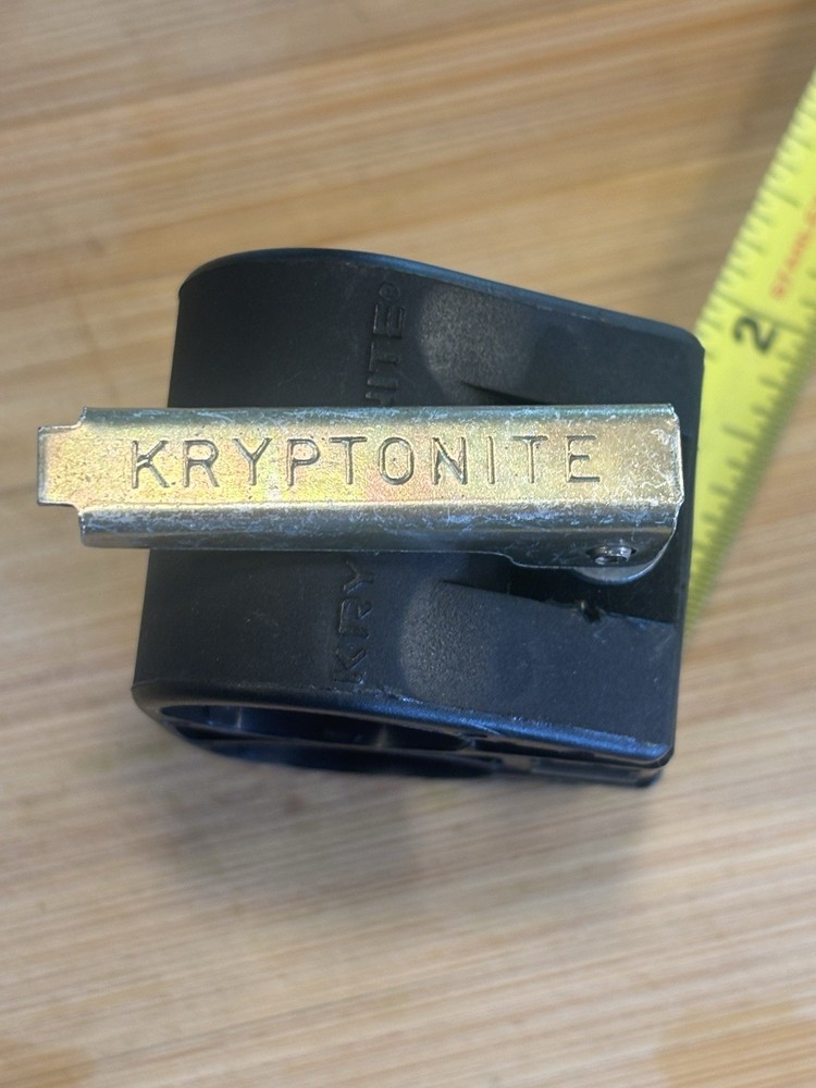 Vintage Kryptonite U-Lock Keeper Bracket 1” Frame Mount Single Screw Attachment
