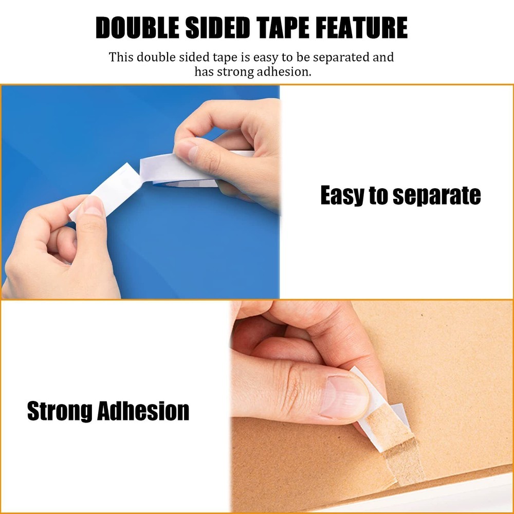 Double Sided Tape Crafts Stationary Basting Permanent Adhesive Tape Select Width