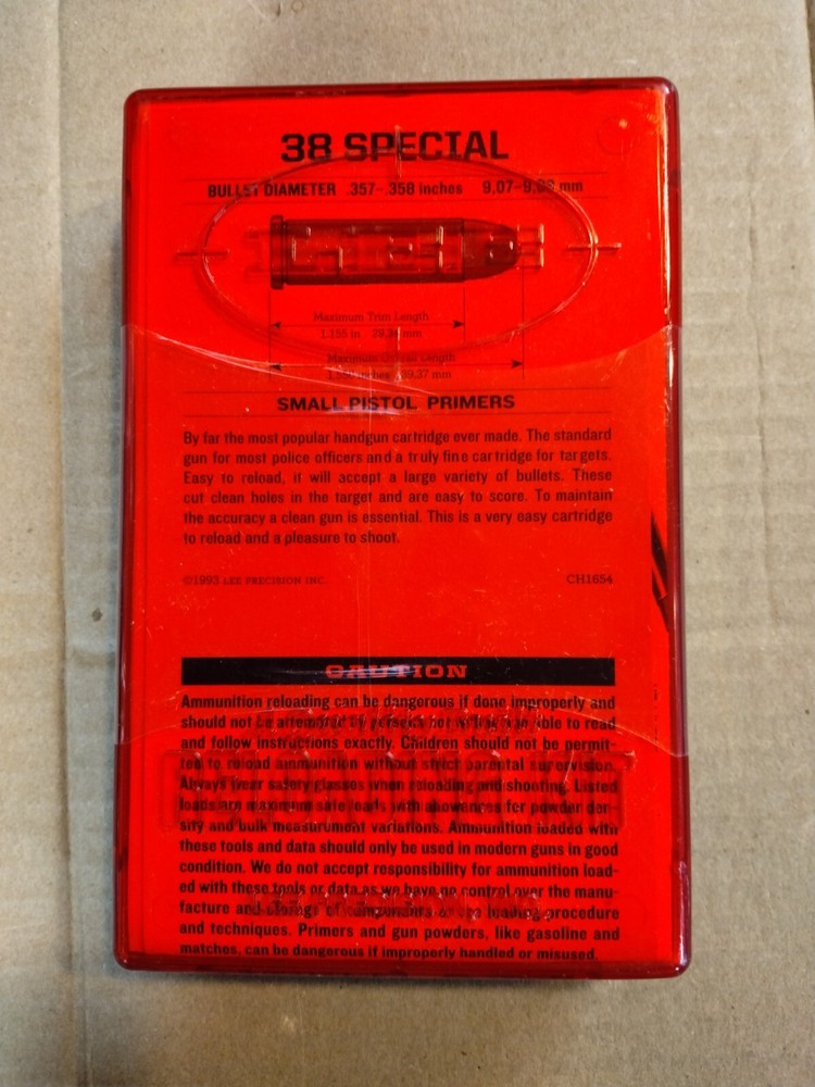 Lee Classic Loader for  38 Special 90257 NEW