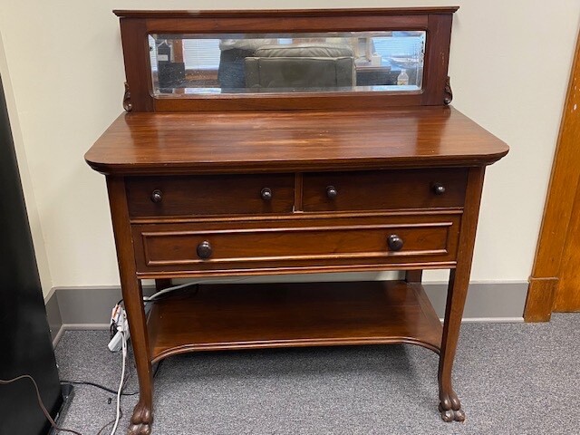 Beautiful Antique Sideboard Buffet Server