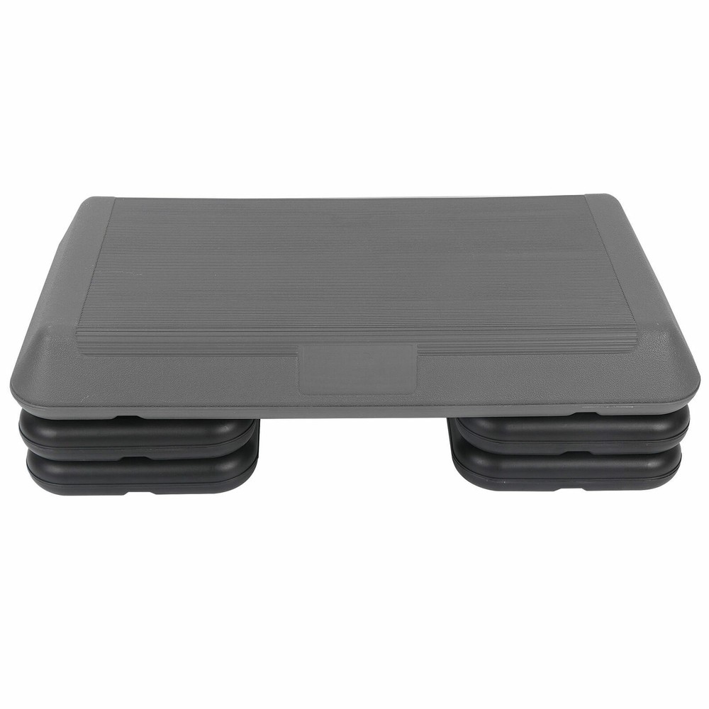 28" Exercise Workout Aerobic Step Adjustable Stepper with 3 Level Risers Home