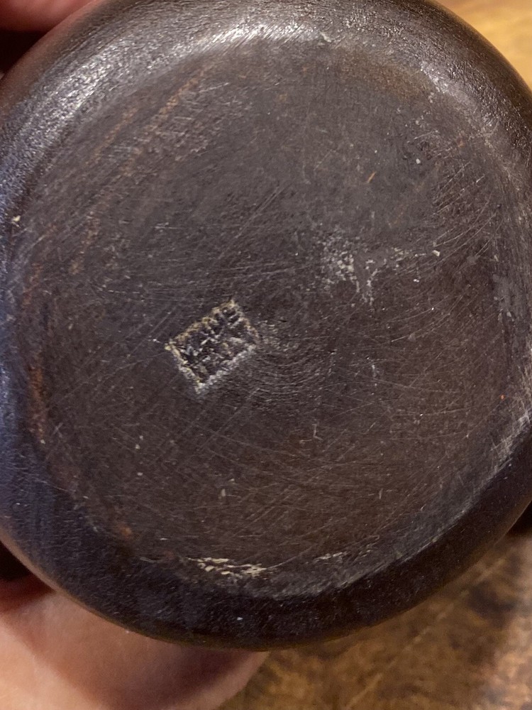 MCM Wood Nut Cracker Manuel Twist Handle Made In Italy