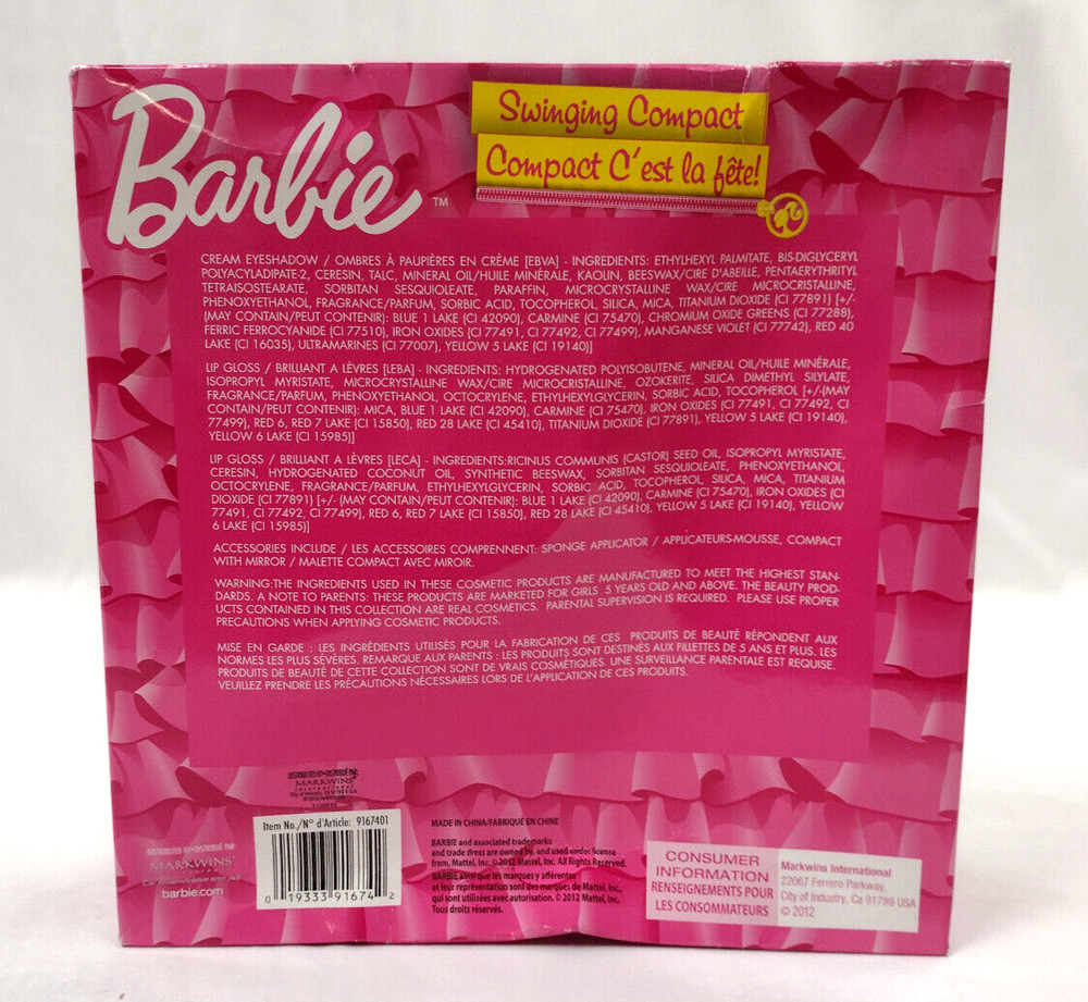 Barbie Swinging Compact 23 Cream Eyeshadows Set