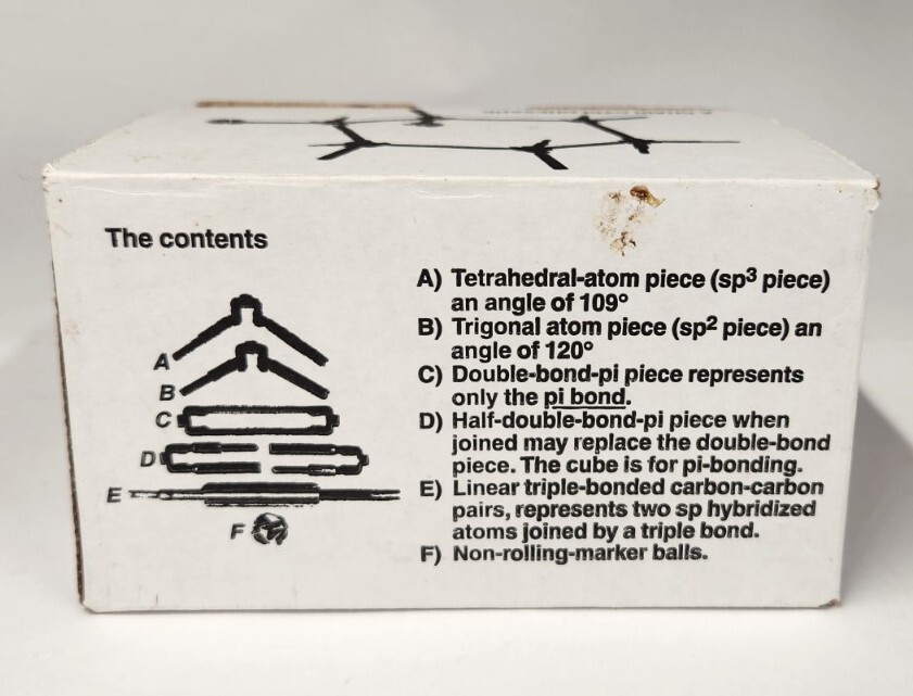 Molecular Visions 1996 A Chair Cyclohexane Molecule Model Kit