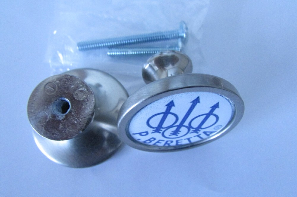 Beretta Cabinet Knobs, P.Beretta Logo Cabinet Pulls / kitchen knobs , Beretta