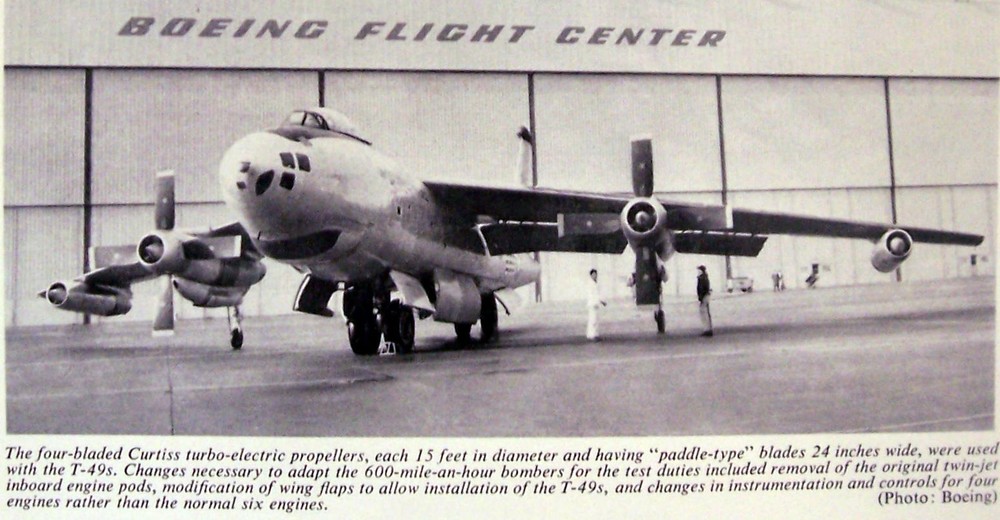 B-47D PLAN + CONSTRUCTION ARTICLE for a Very Rare 54" UC Scale Model Airplane