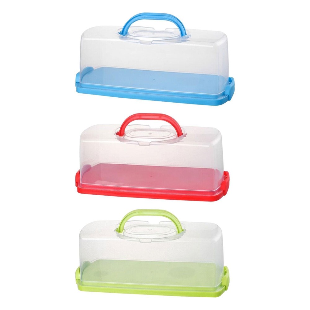 Rectangular Bread Box Food Storage Multipurpose Bread Keeper Loaf Cake Storage