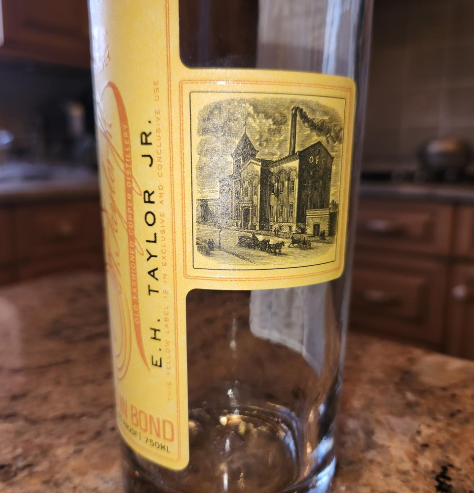 Colonel EH Taylor Small Batch Bourbon Empty Bottle 750ML Unrinsed