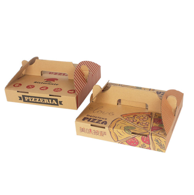 100x Take Out Delivery Container Bakery Cupcake Boxes Pastry Pizza Dessert Box
