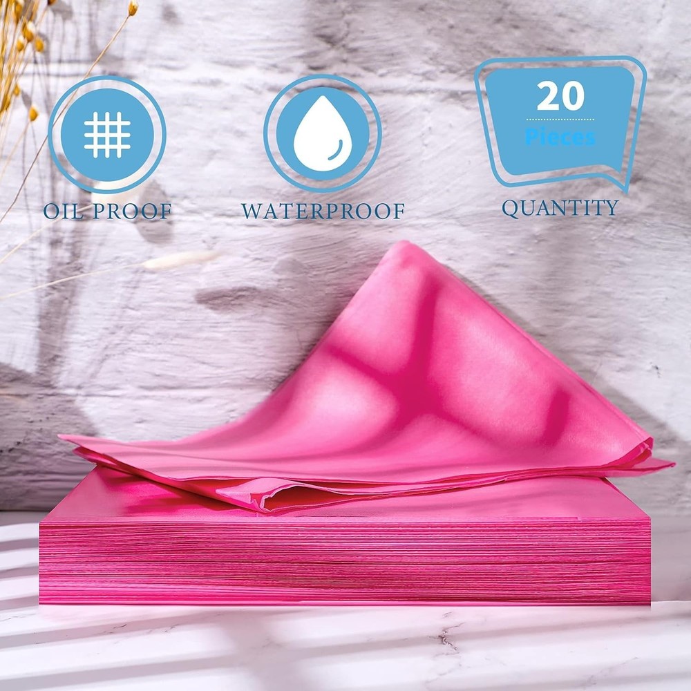 20 Pieces Disposable Bed Sheets Bed Cover Spa Massage Table Sheet Waterproof ...
