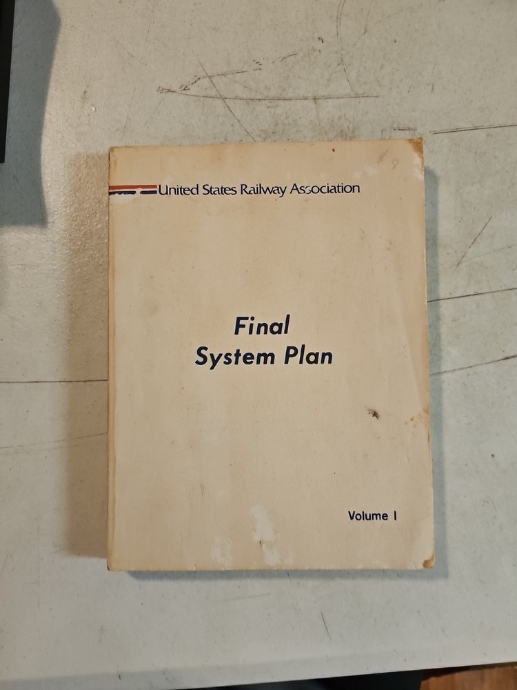 1975 United States Railway Association Final System Plan.  Volume 1