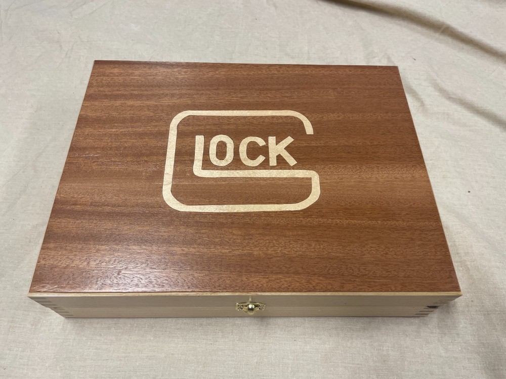 Hand Crafted Glock Solid wood Storage boxes, gun case, display box