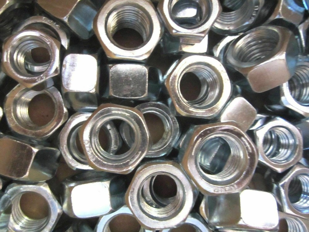 5/16"-18 Grade 5 Finished Hex Nuts Zinc