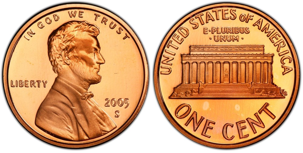 2005 S LINCOLN CENT  PROOF from PROOF Set