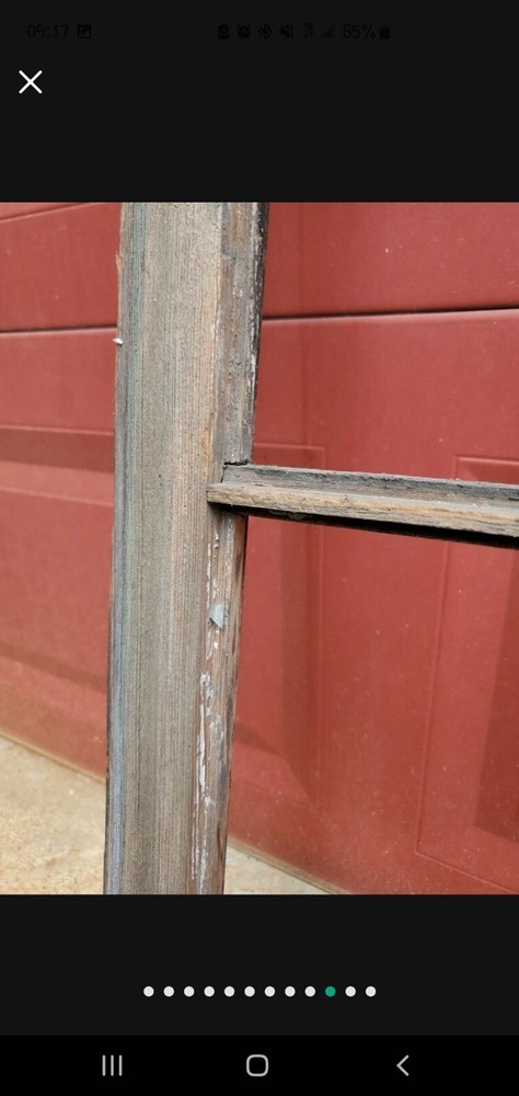 Extra large wooden window frame