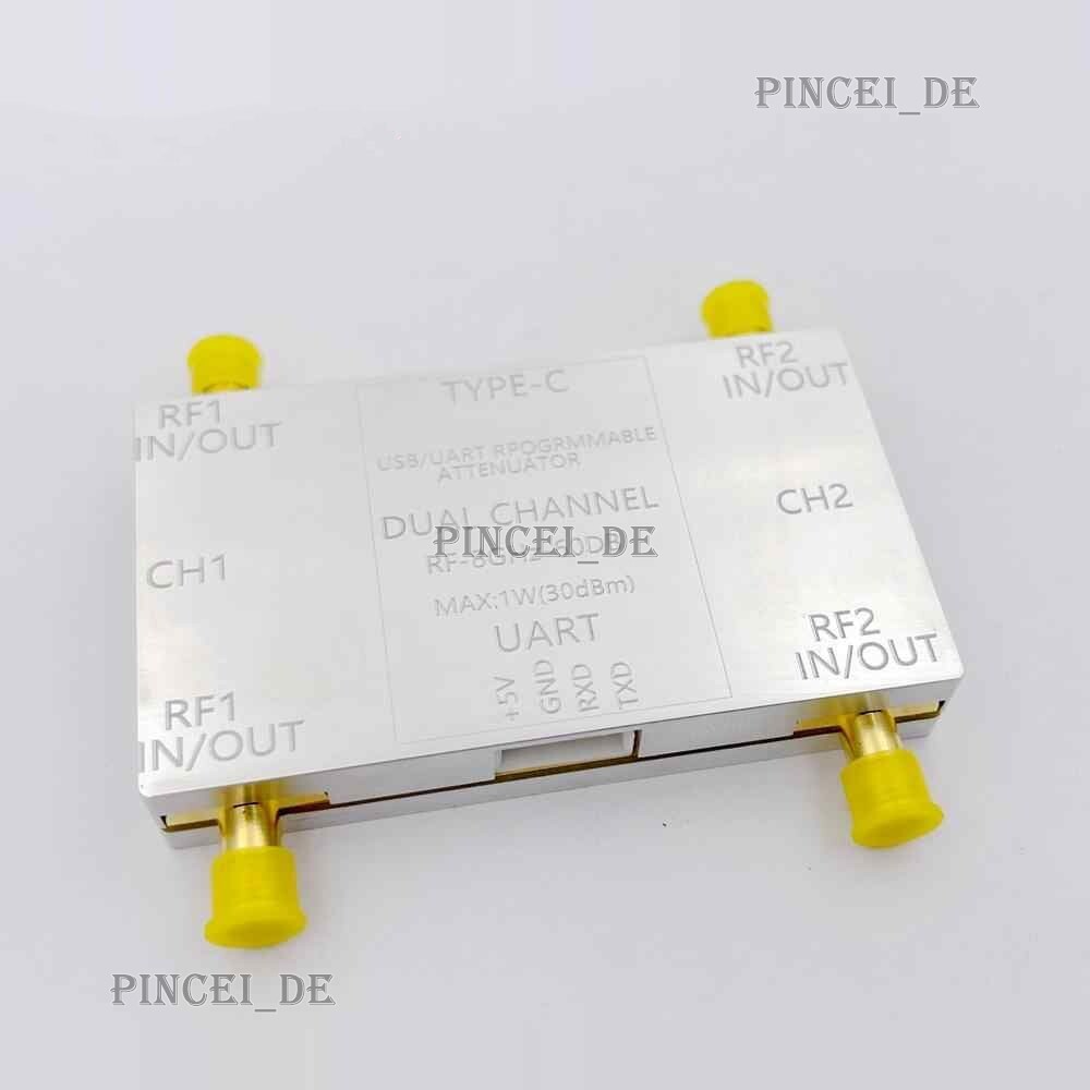 RF-8GHz-60DB Programmable Attenuator+Type-C Cable + Offline Main Control Board