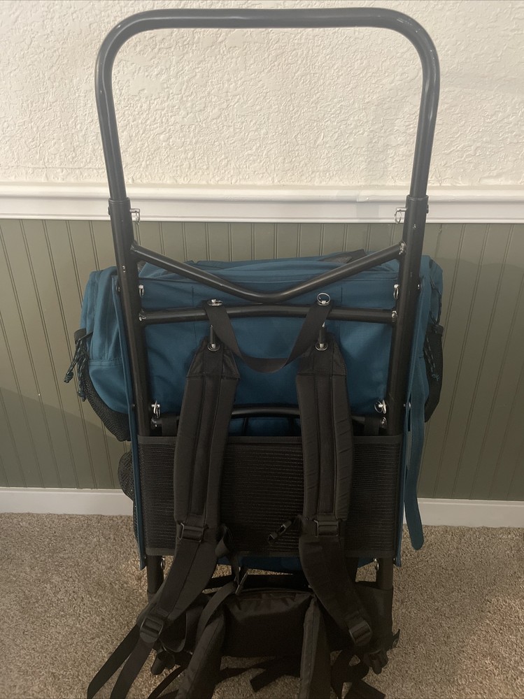 EMS Hiking Backpack External Aluminum Frame padded hip belt