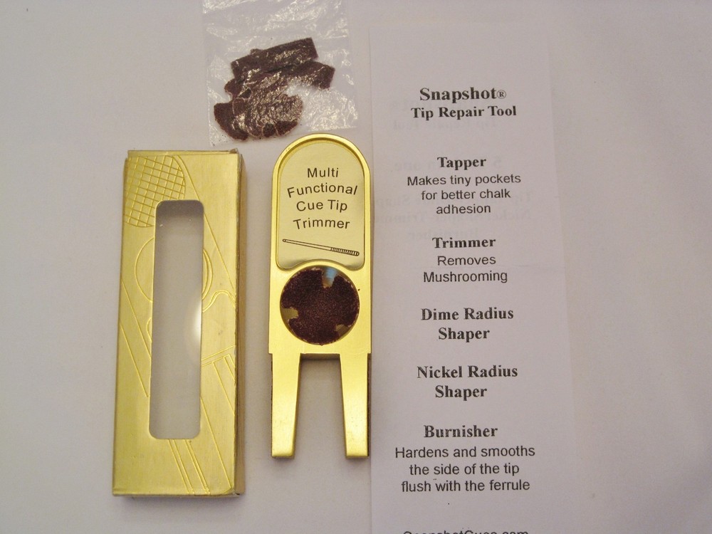 Snapshot® 5 Way Cue Tip Repair Tool with Replacement Inserts