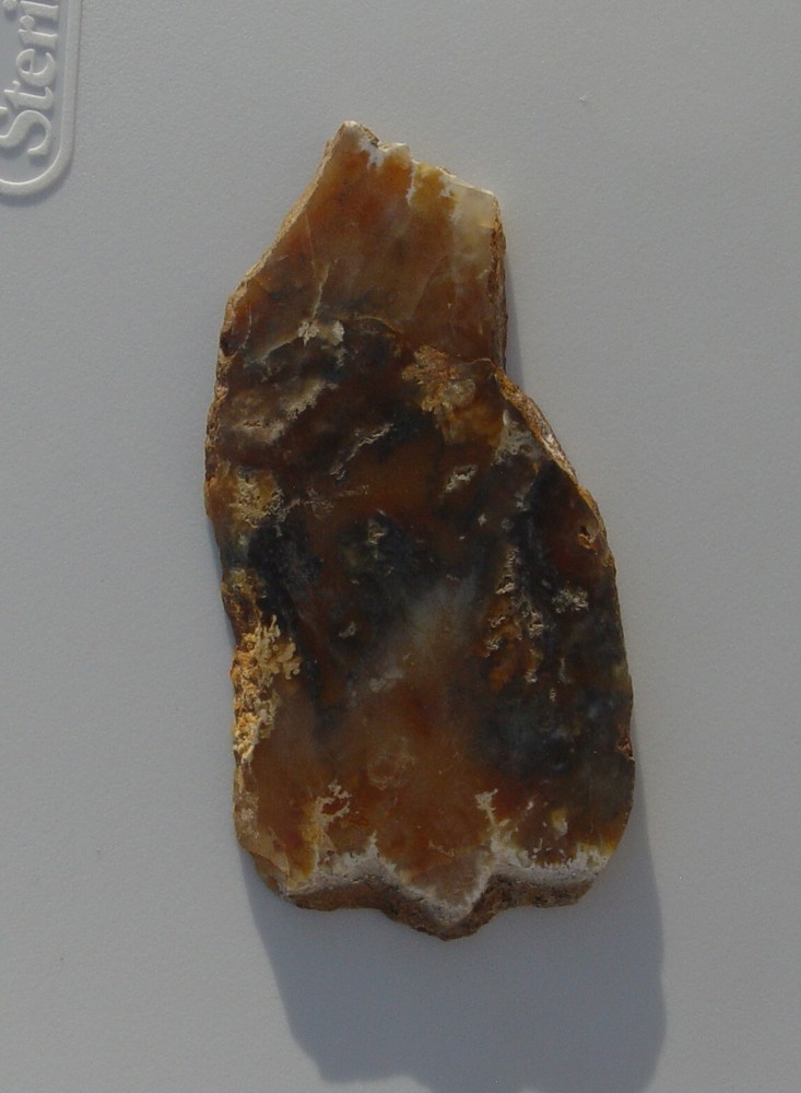 Graveyard Point Plume Agate Lapidary Slab 1210