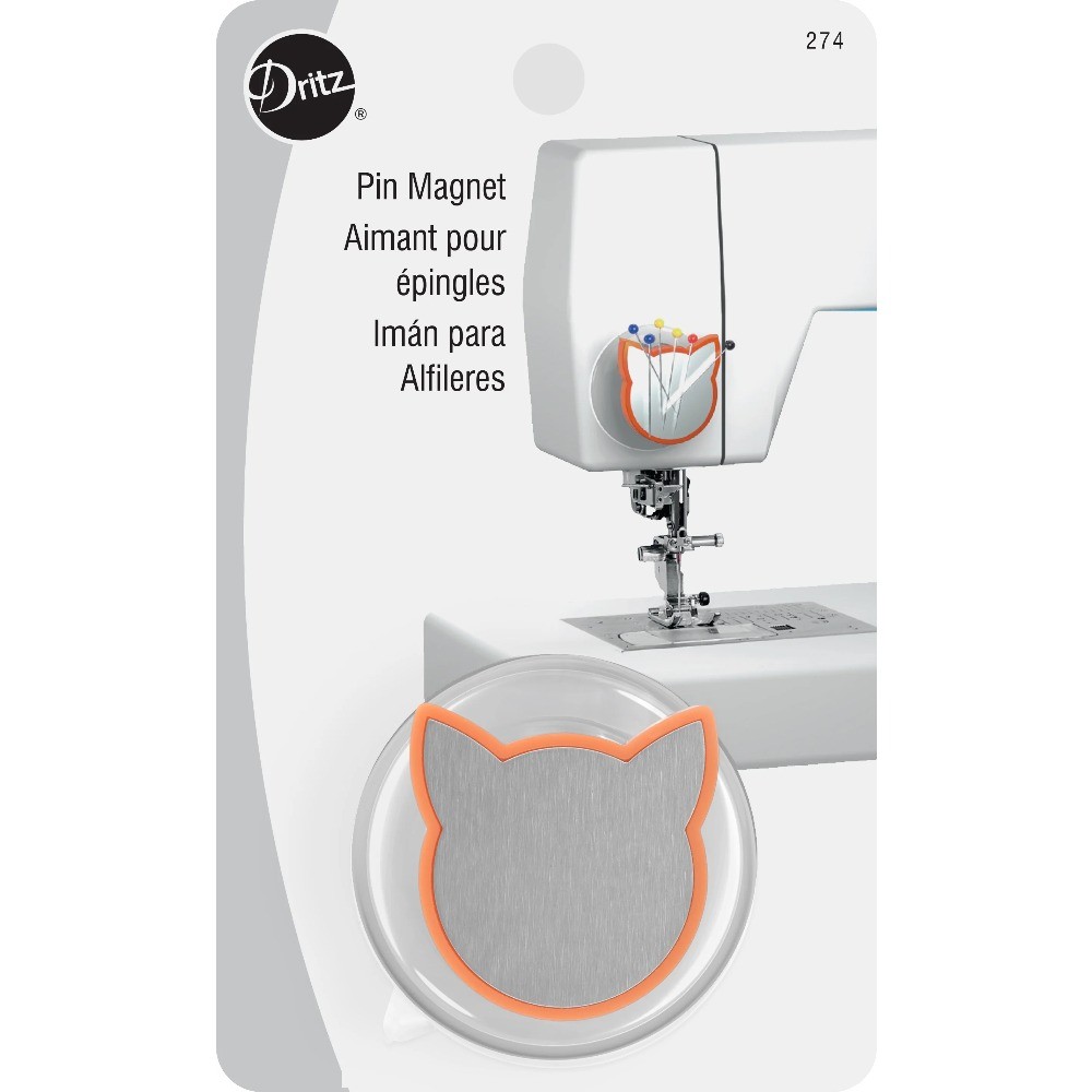 Dritz Pin Magnet for your Sewing Machine, Cat Shape