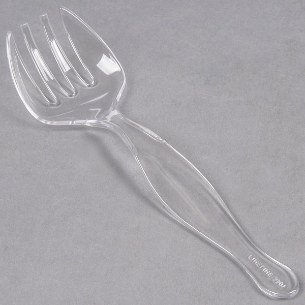 Fineline Settings 3301-CL, Platter Pleasers Clear Plastic Serving Forks, 144/CS