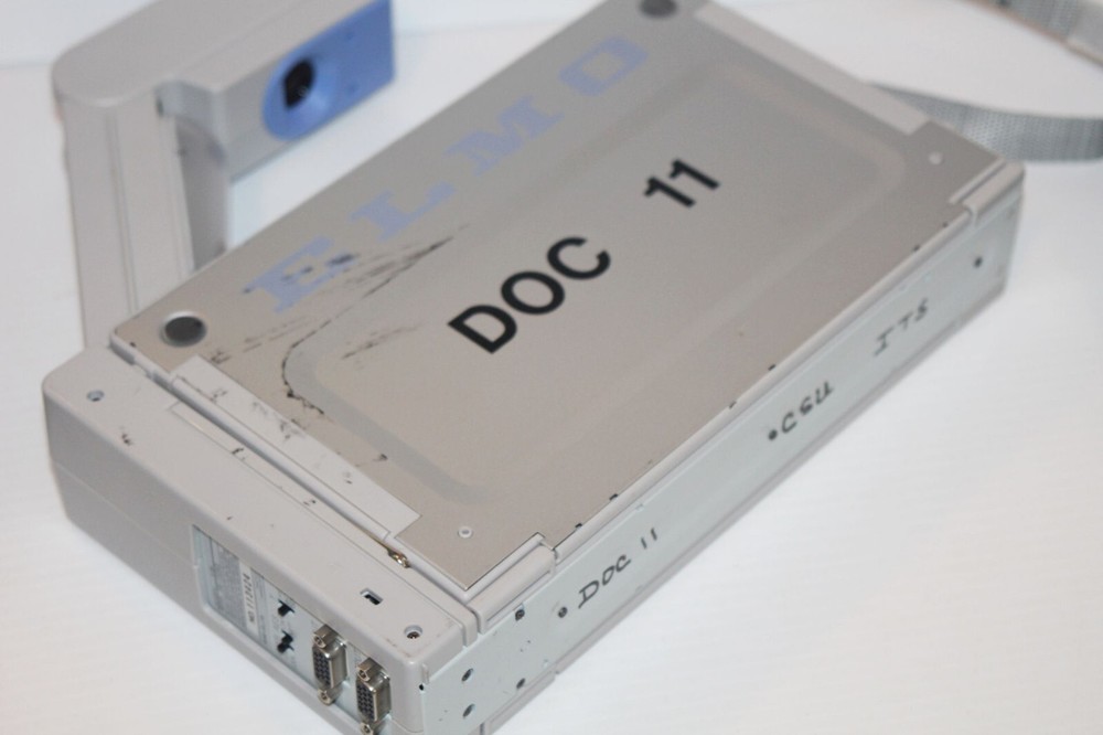 Elmo HV-11-110XG Digital Visual PresenterProjector + Power Supply & Cable TESTED