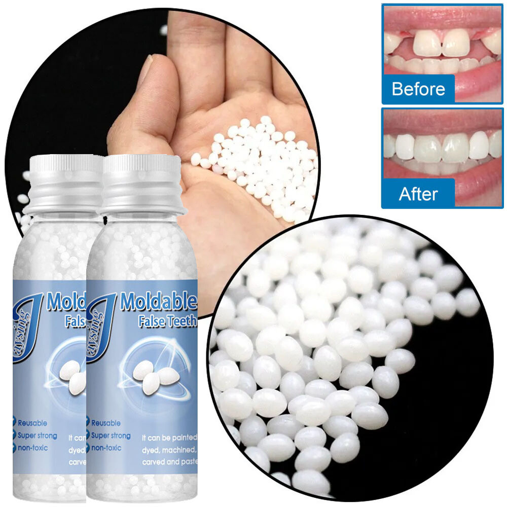 2X Tooth Repair Kit - Temporary Teeth Replacement Kit for Missing & Broken Teeth