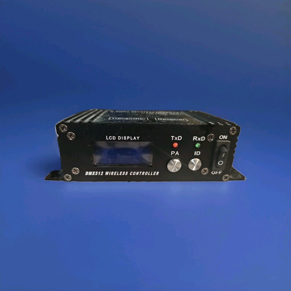 DMX512 Controller 2.4G Wireless Transmitter Receiver LCD Display 512